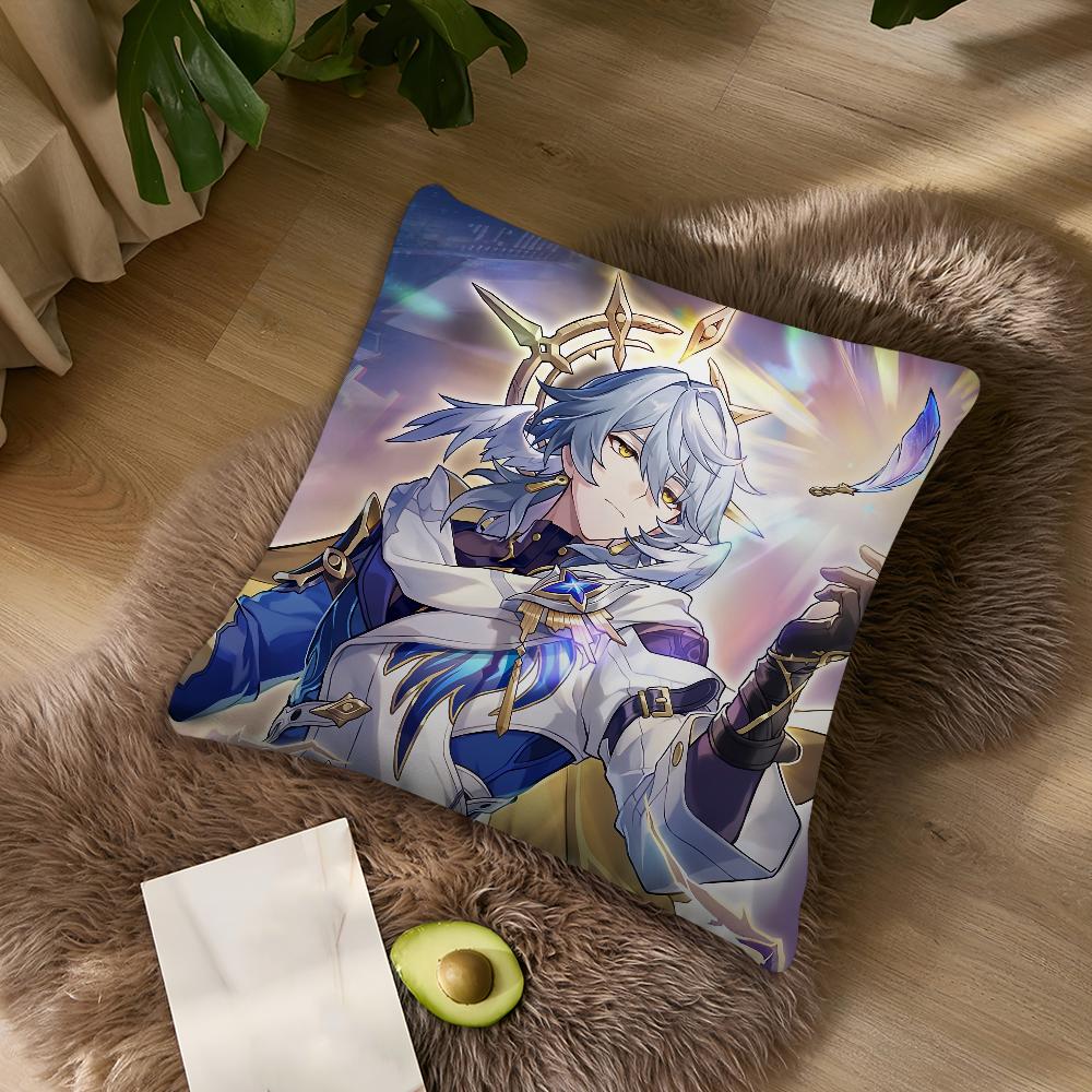Honkai Star Rail Sunday Cushion Cover For Bedroom Car Coffee Shop Room Soft and Living Room Sofa Decorative Pillow Cover Case