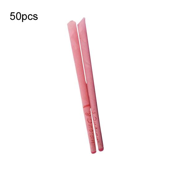 50Pcs Ear Candling Waxing Coning Therapy Smoke Free Natural Beewax with Plug