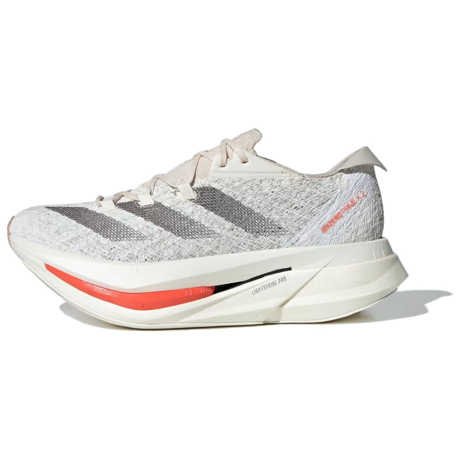 

Adidas Adizero Prime X 2.0 Cushioning, Abrasion Resistant, Breathable, Lightweight Low top Running Shoes Unisex Beige Sneakers IH5682 41⅓ бежевый