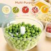 Household Manual Garlic Crusher Garlic Press Roll Crusher Chopper Meat Grinder Kitchen Vegetable Fruit Gadget Cooking Accessory