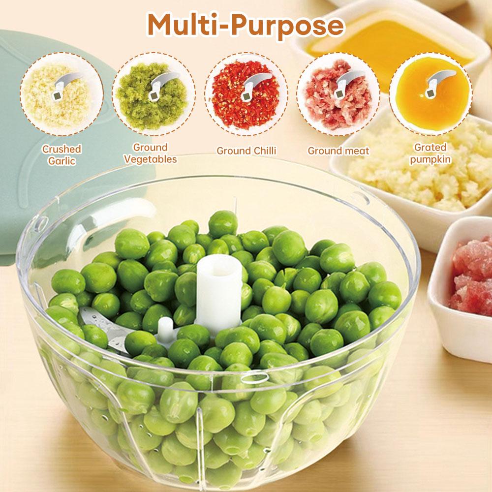 Household Manual Garlic Crusher Garlic Press Roll Crusher Chopper Meat Grinder Kitchen Vegetable Fruit Gadget Cooking Accessory