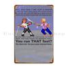 Sword Fight Kjen Metal Signs Cinema Decoration Cinema Garage Custom Tin Sign Poster