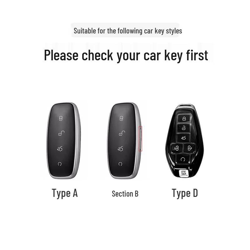 BYD Denza D9/D9dmi Premium Key Case - Protective Shell for Men & Women