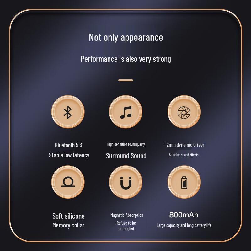 Newmine GF01 Neckband Bluetooth Sports Earbuds