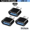 For Mobile Phone USB Female to Type C Male Adapter OTG 15.5CM Long Cable For Samsung S20 Huawei OTG Data Cable Converter