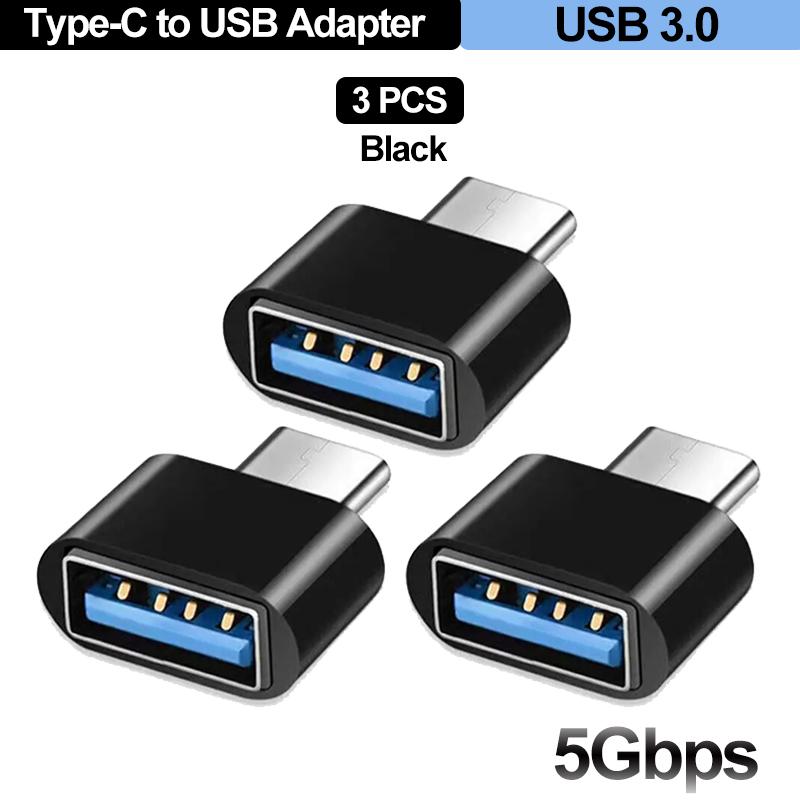For Mobile Phone USB Female to Type C Male Adapter OTG 15.5CM Long Cable For Samsung S20 Huawei OTG Data Cable Converter