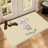 Cute Pink Esther Bunny Entrance Door Mat Washable Non-Slip Living Room Sofa Chairs Area Mat Kitchen Welcome Doormat