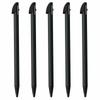 5 peças/conjunto Canetas Stylus Pretas Para Gamepad Nintendo Wii U Caneta Stylus ABS de Alta Qualidade à Prova de Impressões Digitais
