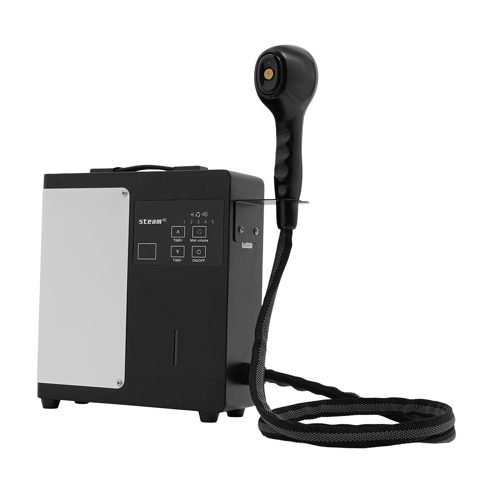 

1750 Вт Нано Пароварка для волос с цифровым дисплеем, Профессиональная система ухода за волосами 4-в-1 для глубокого кондиционирования, окрашивания и ухода за кожей головы белый