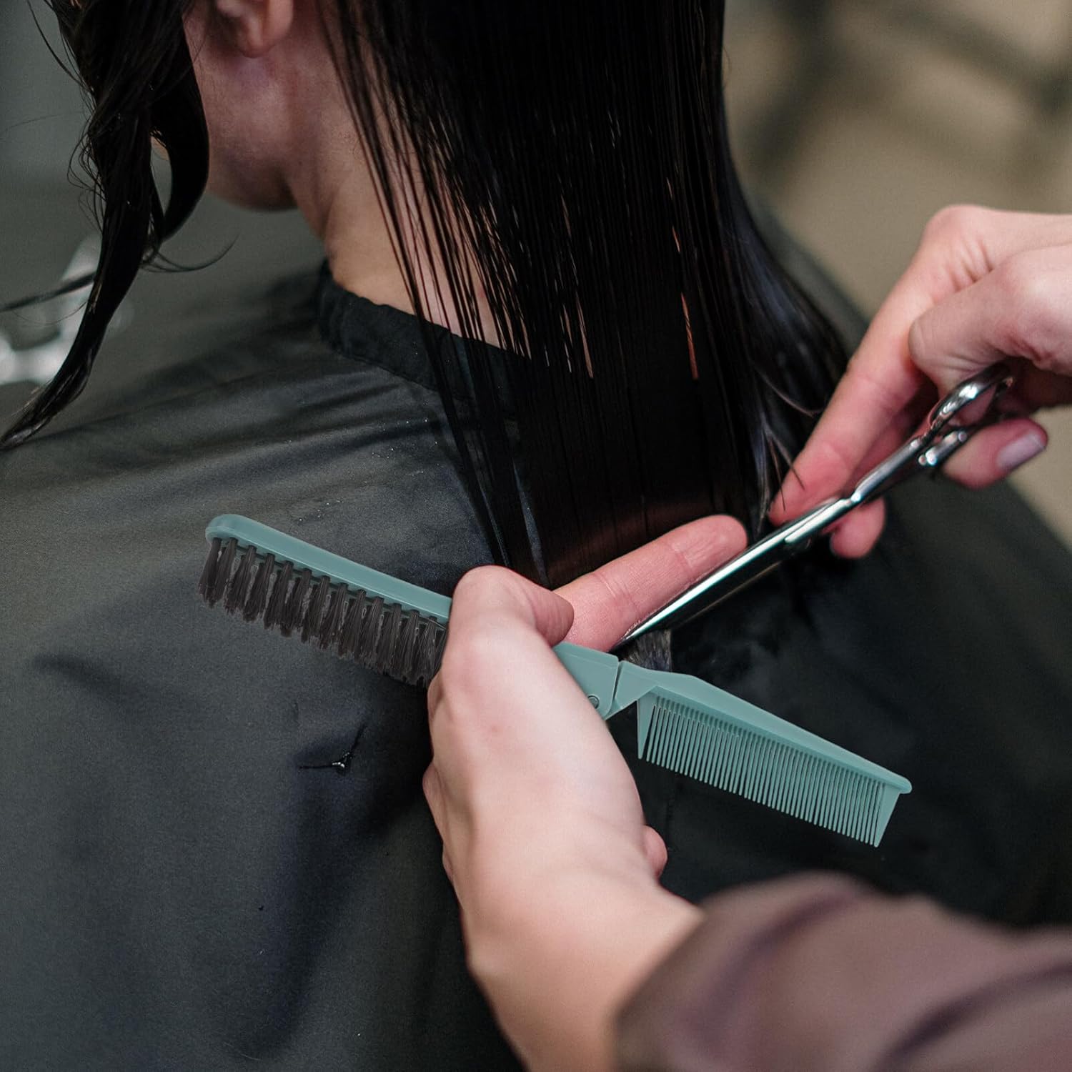 

2PCS Double Headed Foldable Hair Brush Detangler Comb Detangling Comb Compact Hair Brush Folding Hair Combs Travel Comb Pocket Hair Comb Folding Hair