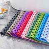 TPR Non-Slip Bath Mat with Suction Cups Shower Bathtub Mat Anti-Fatigue Bathroom Floor Mat Massage Foot Pad