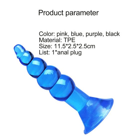 Módní sexuální anální kolík Smooth Ergonomický bezpečný masážní přístroj na anální kolíky pro dospělé