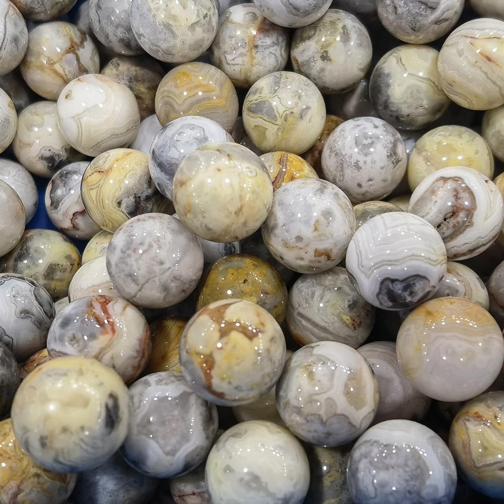 Margele Rotunde Mici din Cristal de Piatră Naturală de 16 mm, Vindecare Reiki, Cuarț, Ametist, Agat, Specimen Mineral, Glob, Chakra, Vânzare cu Ridicata