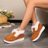 Size 35-43 spot casual snow shoes 2025 autumn and winter new low-top velvet men's and women's foot cotton shoes