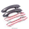 4pcs For VW Golf MK6 6 7 MK7.5 MK7 GTI R Door Handle Cover Trim Handles Protection Cap (carbon Look)