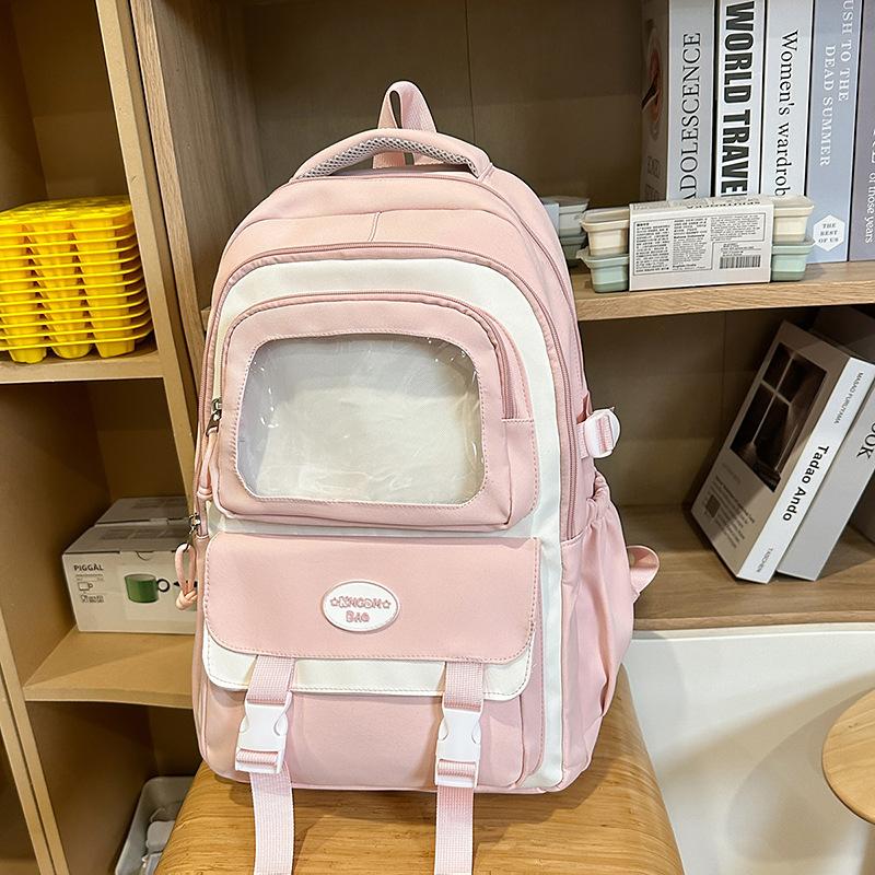 Niche Design High Value Japanese Cute Girl Schoolbag Large Capacity Junior High School College Students Backpack
