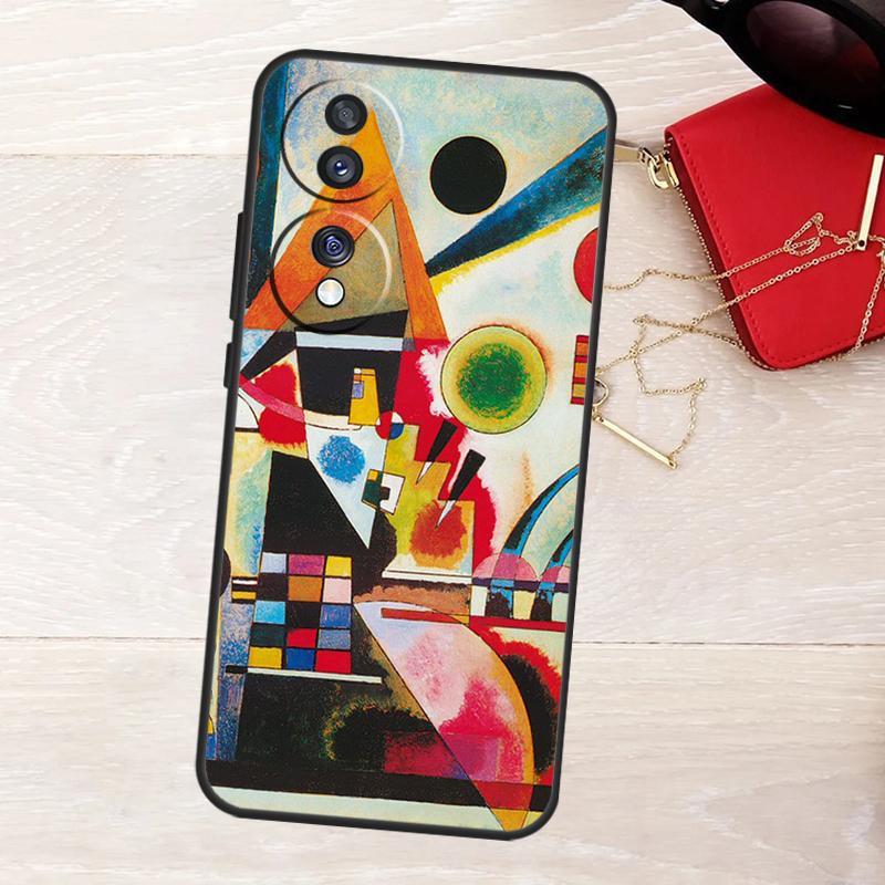 Wassily Kandinsky Abstract Artistic Case For Honor 200 400 Pro 50 70 90 X9a X9b X9c X9d X8a X8b X8c Magic 7 Lite 5 6 8 Pro Cover