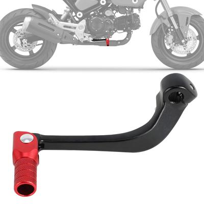 JFG Motorcycle Shift Pedal Change Pedal Honda MSX125 GROM125 Shift Pedal Lever Compatible Pedal Replacement Folding Custom Parts Aluminum (Red)