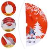 Vibrant Forest Santa Snowflake Christmas Tree Skirt For Festive Holiday Decor