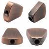 6pcs Electric Guitar Tuners Handle Button Head Hat Handle Metal Trapezoid Hand