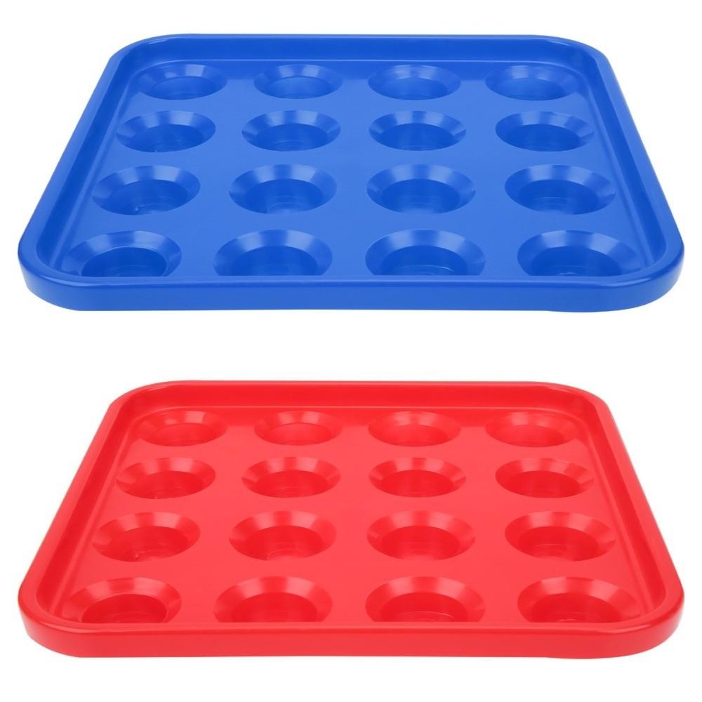 Square Billiard Ball Tray Plastic Billiard Storage Holder Portable Billiard Ball Plate  Home Play