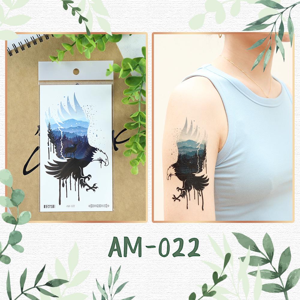 „Autocolante Tatuaj Temporar Șarpe cu Flori la Modă, Rezistente la Apă, pentru Bărbați și Femei - Design Cool, la Modă pentru Braț”