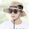 Summer Breathable Hiking Fishing Mesh Climbing Large Brim Cap Cotton Bucket Hat Man Sun Hat