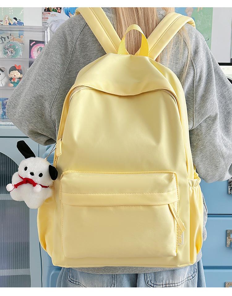 Schoolbag1011 new multi-color junior high school students class backpack primary school students make-up school bag college style casual versatile