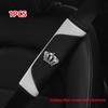 Car Accessories Seat Belt PU Leather Seat Belt Shoulder Cover Comfortable Flash Diamond Inlaid Crown Protect Seat Belt Liner