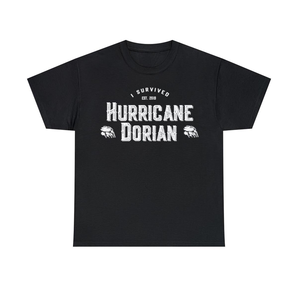 I Survived Hurricane Dorian 2019 Graphic T-Shirt, Sizes S-5XL S