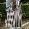 Eco-Friendly Foldable Korean Style Portable Shopping Bag - Medium Size Handbag