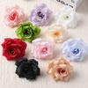 10Pcs Rose Artificial Flowers 9CM Silk Fake Flower for Home Room Decor Wedding Bride Decoration DIY Craft Wreath Gifts Accessory