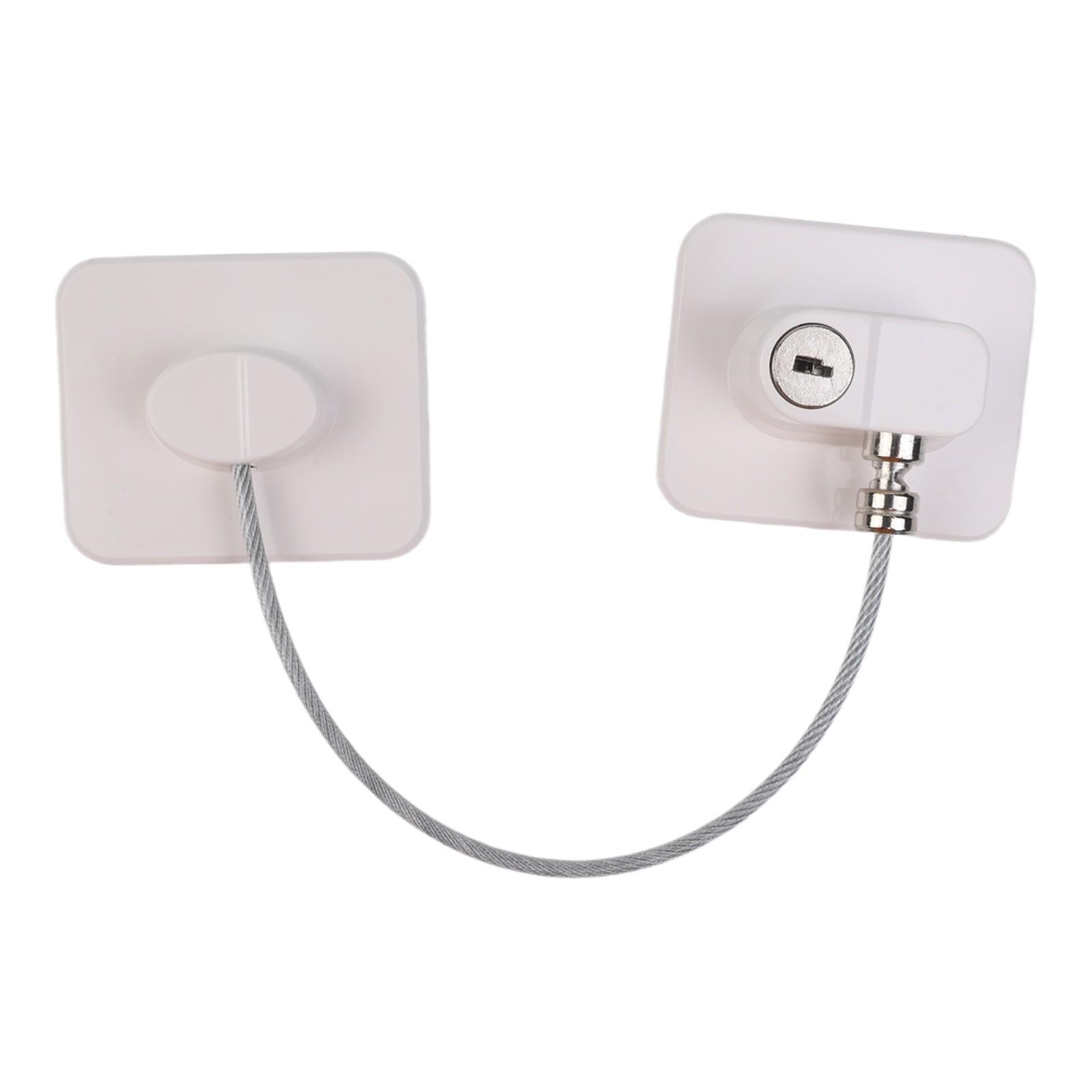 Childproof Safety Feature Child Safety Lock Refrigerator Lock White