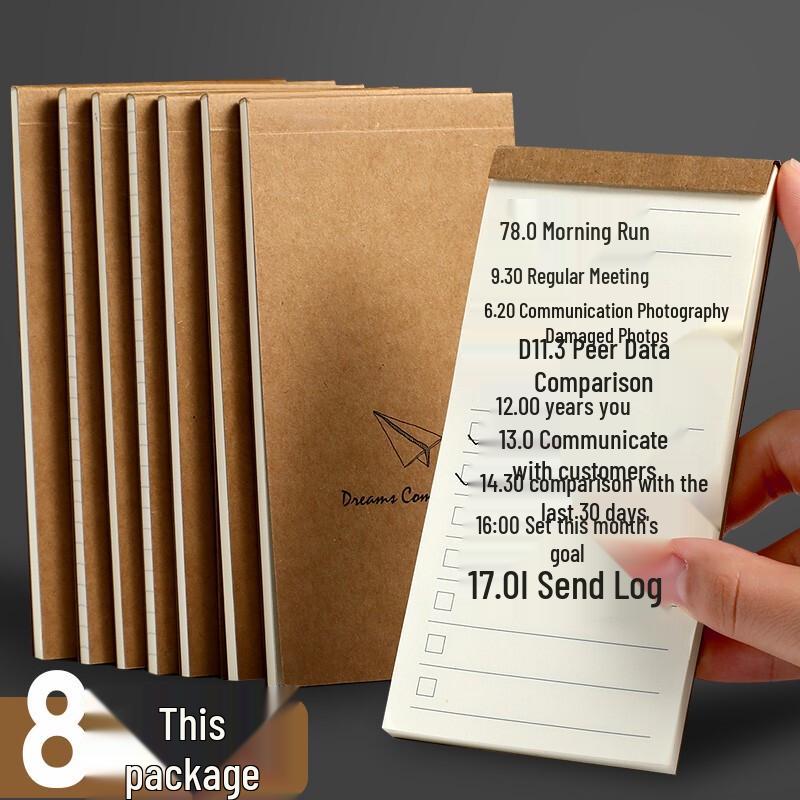 8-Pack Tearable Sticky Notes & Planner