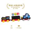 Treno Locomotiva a Batteria per Bambini con Azione, Collegamento Magnetico, Potente Set Treno Adatto per Treni e Binari in Legno Brio