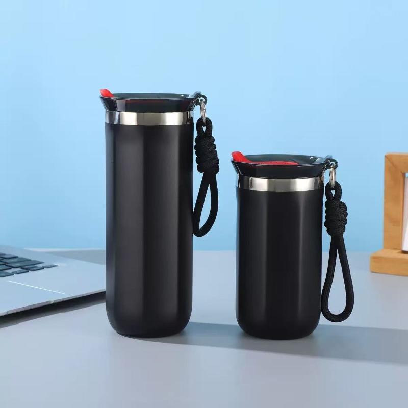 350/500Ml Stainless Steel Coffee Mug Insulated Water Cup Portable Double Wall Vacuum Flask Leak-Proof With Lid Travel Coffee Cup