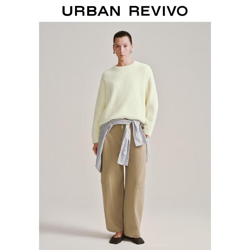 UR Women s Plush Round Neck Knit Sweater S