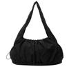 Casual  Shoulder Bag for Women with Zipper Soft Interior Compartment Monochromatic Stitching Line High Quality