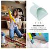 DOITOOL Household Freestanding Standing Plastic Handheld Kitchen Trash Hanging Trash For Kitchen Kitchen Standing Trash Set of 2 Dustpan, Dustpan,