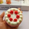 Strawberry Cake Slow Stress Relief Toy Soft Pressing Food Toy For Stress Relief Kids Gifts And Desktop Decoration