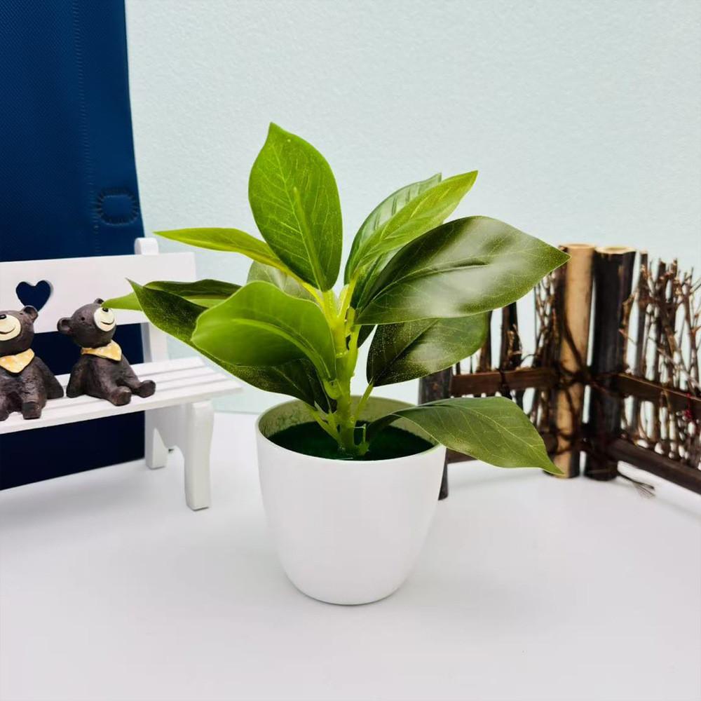 

Фиттония Золотистая Эпипремнум Альбивенис Искусственное Растение в Горшке для Домашнего Декора Акценты Стол StyleA