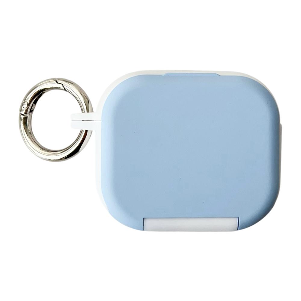 

For Apple AirPods 3 Protective Case PC + TPU TWS Earphone Charging Case Cover with Hook Blue