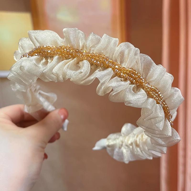 Lolita Style Headbands Gorgeous Organza Womens Shiny Accessories Hair