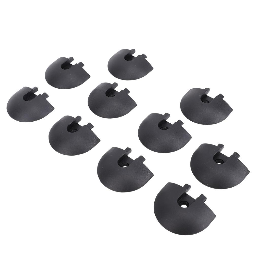 10PCS Angled L Track Rail End Caps Eliminates Incisive Edges for Truck Bed Trailer Cargo Control Pickup RV ATV