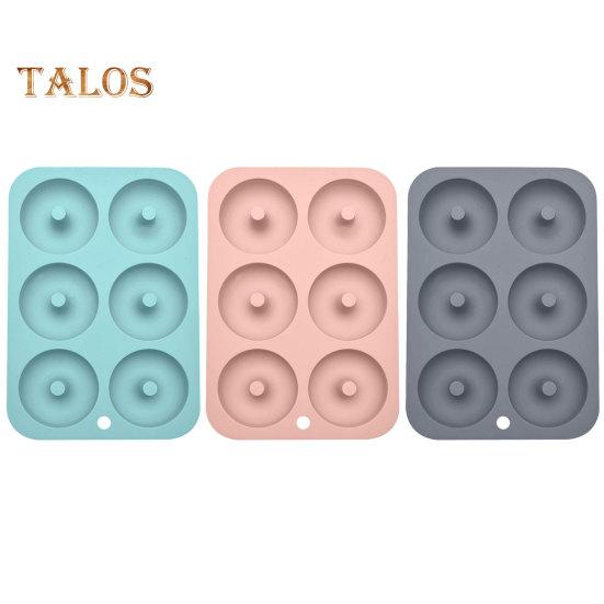 Silikonová forma Nepřilnavá pomůcka pro domácí pečení Silikonová forma se 6 otvory Silikonová forma pro pekařské potřeby