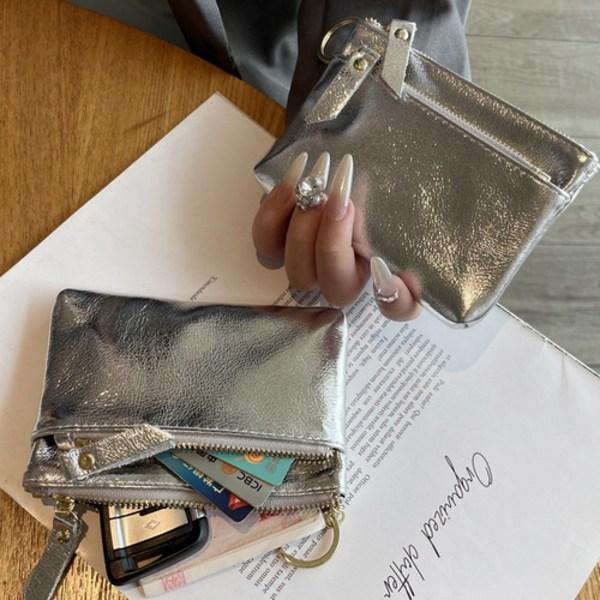 Beradami Leather Double Zipper Card Coin Purse