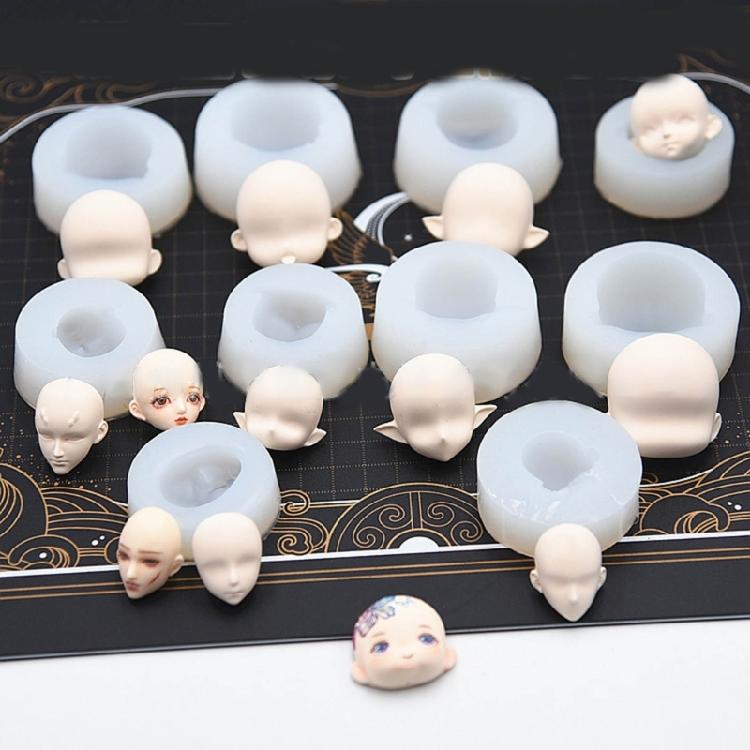 Baby Head Mould Clay Resin Mould for Making Cake Fondant Decorations