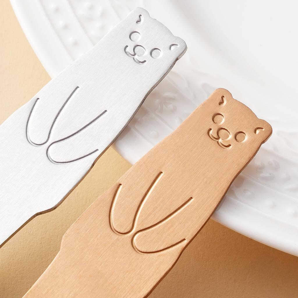304 Stainless Steel Ice Cream Spoon Creative Cute Bear Dessert Small Spoon Children's Sugar Spoons Tableware mini spoons