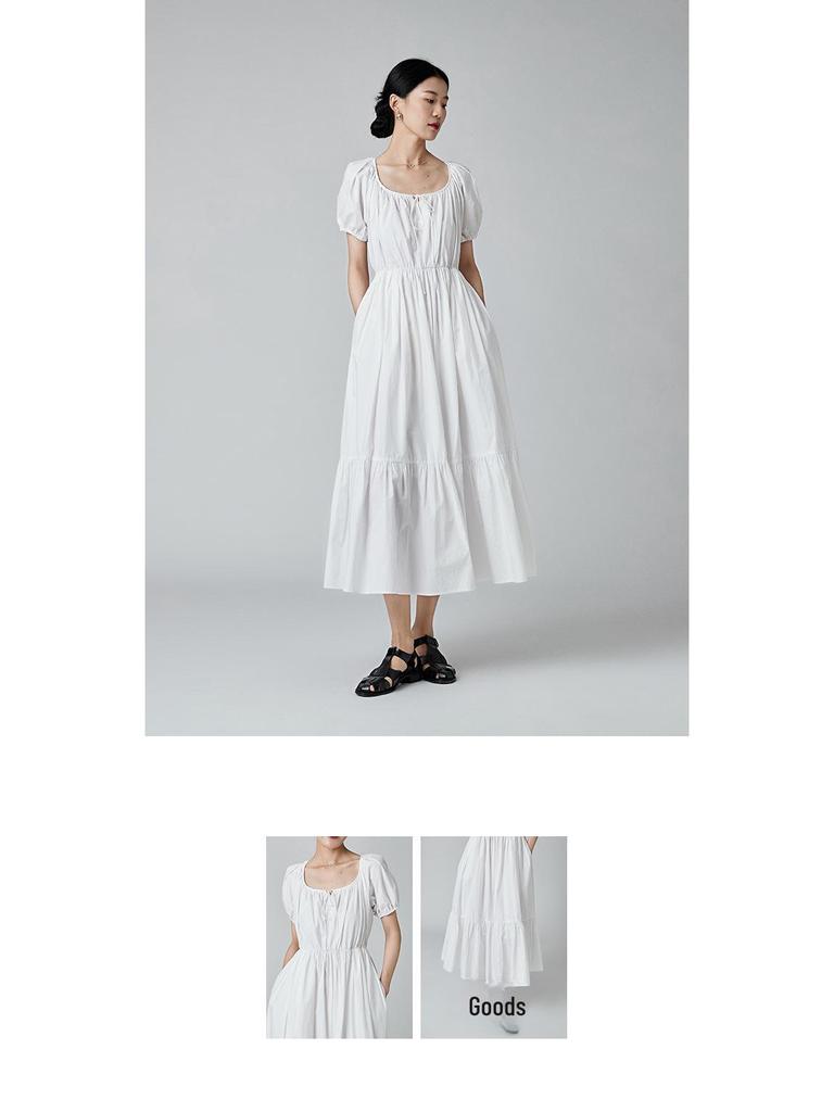 Hepburn Style French Summer Dress: Chic High-End Skirt for Women