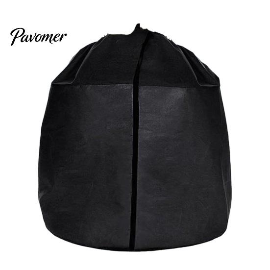 Reusable Winter Garden Fabric Flower Pot Insulation Cover, Planter Wrap with Drawstring, Oxford Anti Freeze Protection for Saplings Frost Outdoor